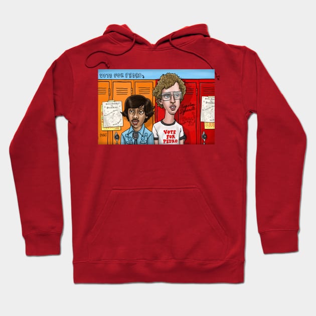 Vote For Pedro Hoodie by mcillustrator